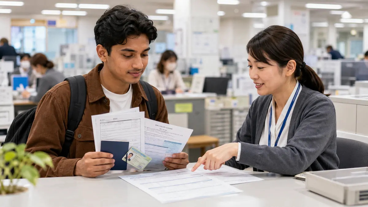 Japan city office registration checklist for Nepali students