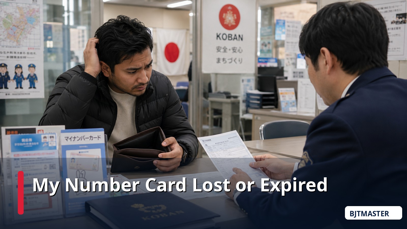 Nepali resident seeking help for a lost or expired My Number Card in Japan